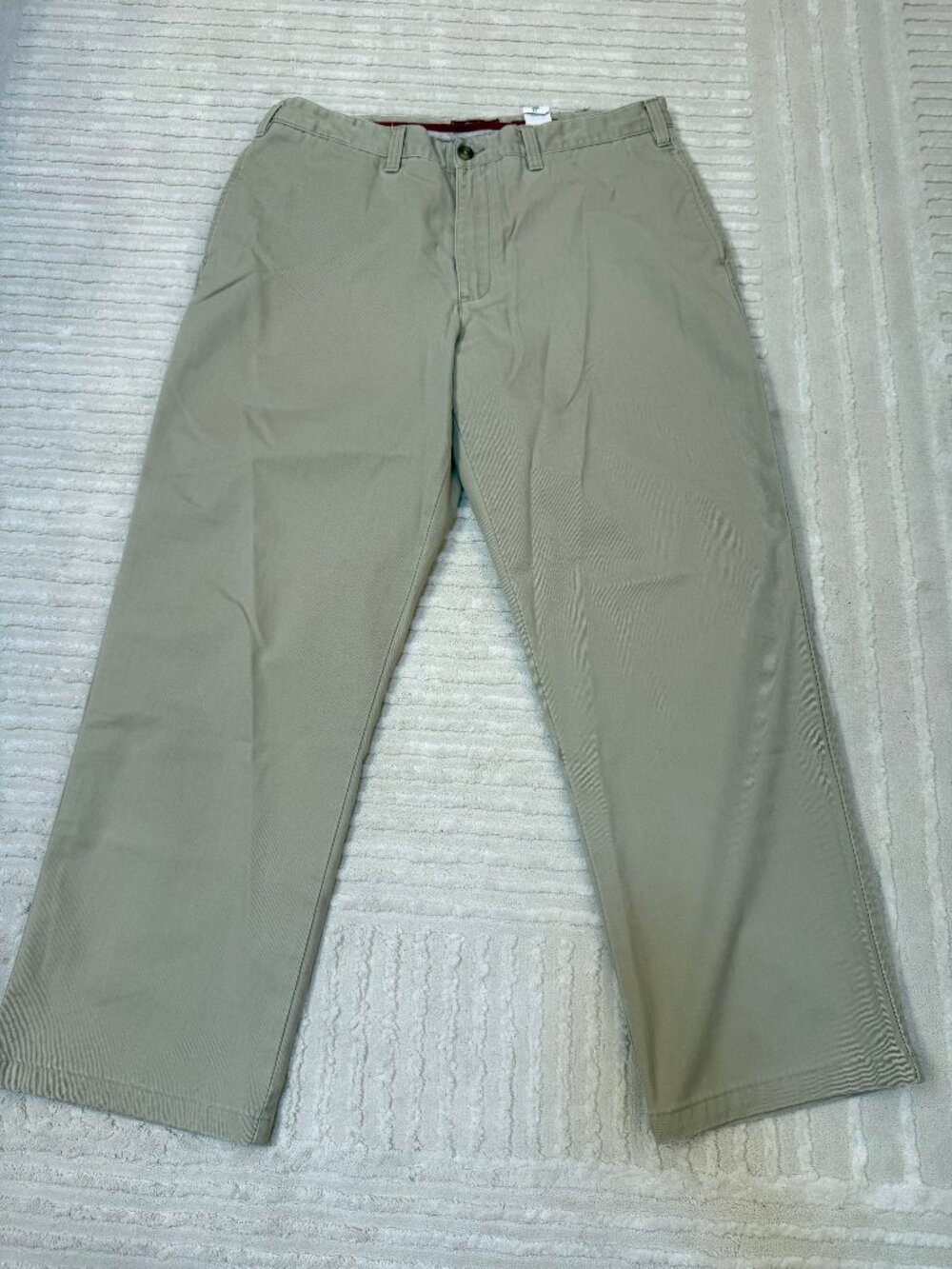 Eddie Bauer Signature Relaxed Fit Khaki Pants 38W
